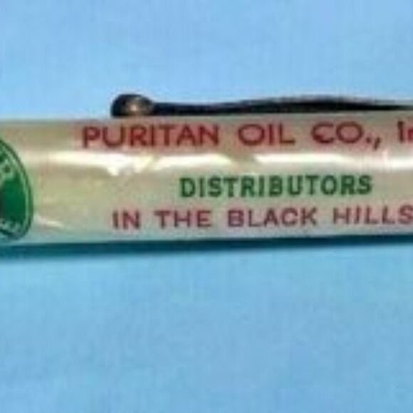 Vintage Sinclair Gasoline Mechanical Pencil, Puritan Oil Co., Rapid City, SD - Picture 1 of 4